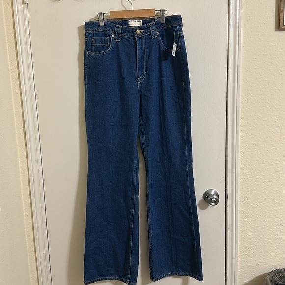 NWT Free People Ava High Rise Wide Leg Bootcut Jeans size 28 - Picture 3 of 7